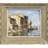 VENETIAN SCENE, AN OIL ATTRIBUTED TO HENRI MANGUIN