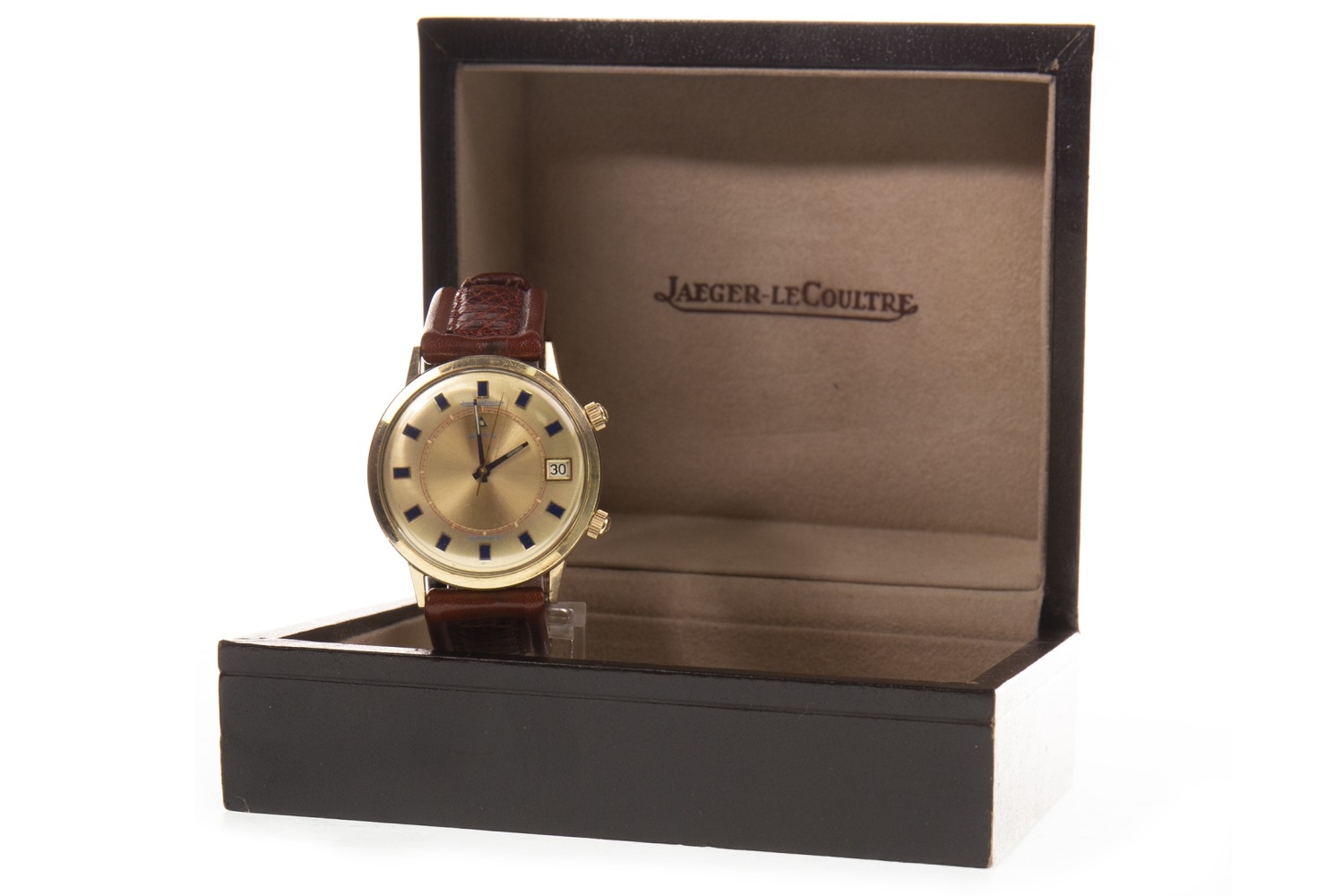 A GENTLEMAN'S JAEGER LE-COULTRE MEMOVOX WATCH - Image 2 of 5