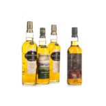 TWO GLENGOYNE 10 YEARS OLD, ONE GLENCADAM 15 YEARS OLD AND ONE FETTERCAIRN 12 YEARS OLD