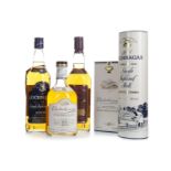 DALWHINNIE 15 YEARS OLD, ROYAL LOCHNAGAR 12 YEARS OLD AND ROYAL BRACKLA