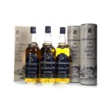 THREE BOTTLES OF ROYAL LOCHNAGAR 12 YEARS OLD