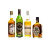 GLEN GRANT 12 GLENFIDDICH 8, GLENFARCLAS 10 & CRAGGANMORE 12 YEARS OLD