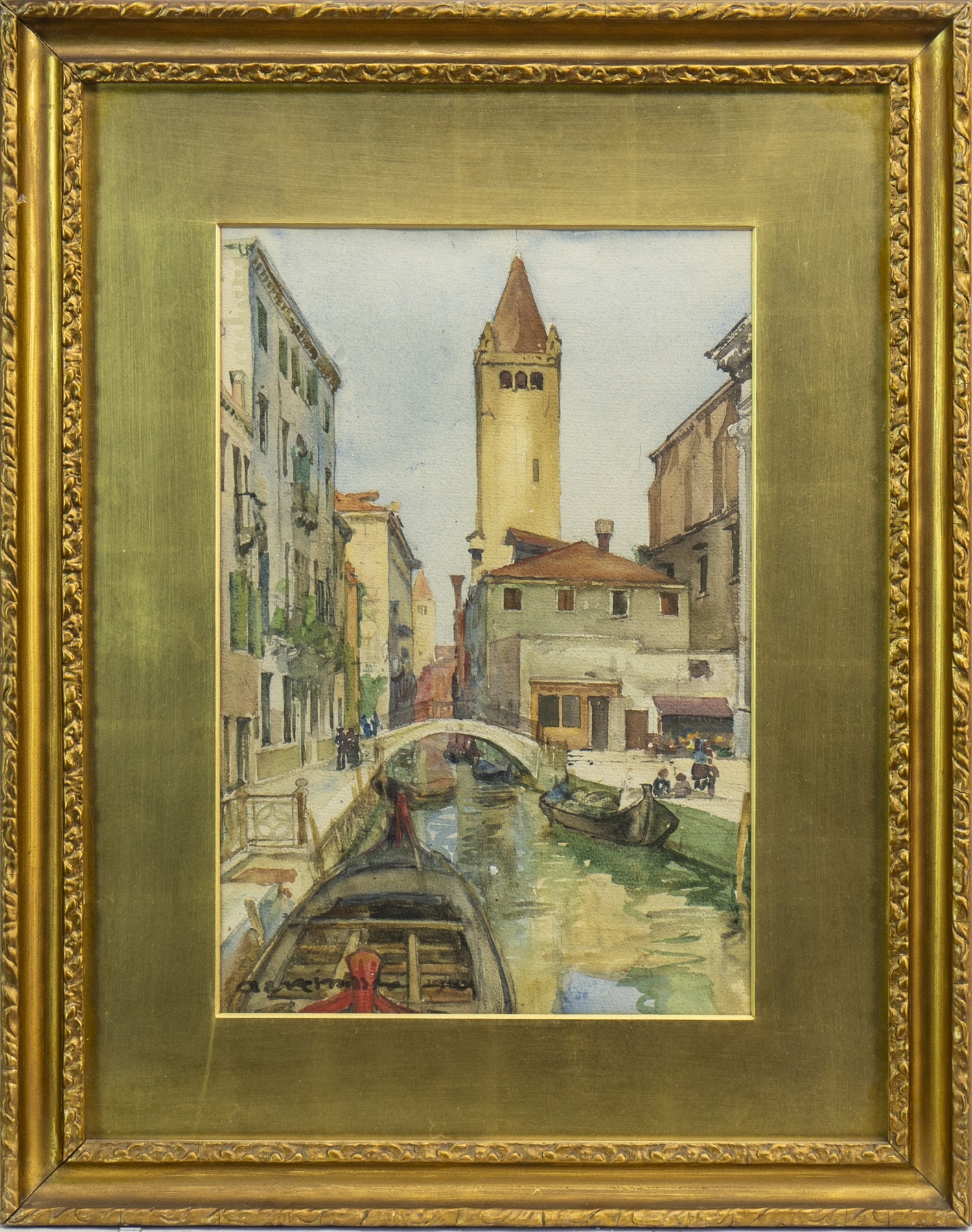VENICE, A WATERCOLOUR BY ARCHIBALD ELLIOT HASWELL MILLER