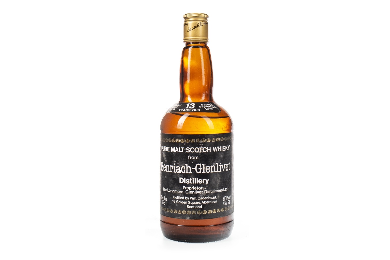 BENRIACH 1966 CADENHEAD'S 13 YEAR OLD - LOW FILL