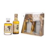 HIBIKI 17 YEARS AND YAMAZAKI AGED 12 YEARS 180ML BOTTLES