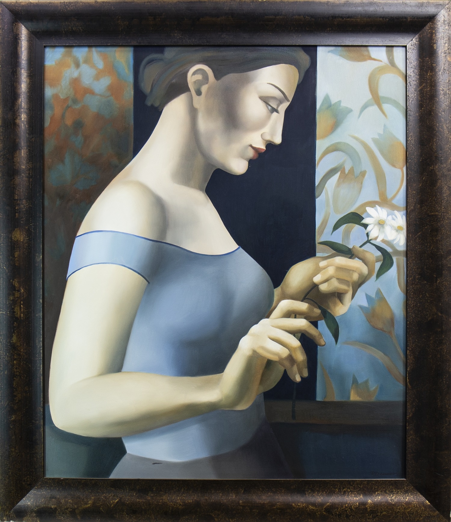 THE PRECIOUS FLOWER, AN OIL BY RACHEL DEACON