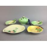 A COLLECTION OF CERAMIC DISHES INCLUDING ROYAL COPENHAGEN AND CARLTON WARE