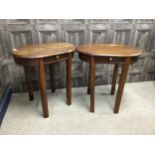 A PAIR OF SIDE TABLES