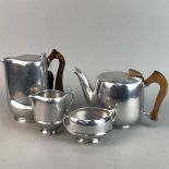 A PIQUOT WARE FOUR PIECE TEA AND COFFEE SERVICE