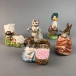 A LOT OF BEATRIX POTTER FIGURES