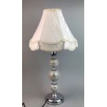 FOUR TABLE LAMPS WITH SHADES