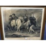 A PAIR OF VICTORIAN ENGRAVINGS RELATING TO EQUESTRIAN INTEREST