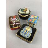 A LOT OF FOUR BOXED HALCYON DAYS ENAMELS