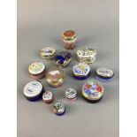 A COLLECTION OF CRUMMLES AND OTHER ENAMELS