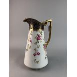 A LATE 19TH CENTURY EWER AND BASIN