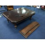 A VICTORIAN EXTENDING DINING TABLE (REDUCED)