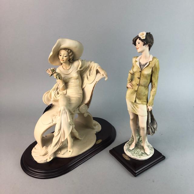 AN ITALIAN FIGURE OF A GOLFER AND TWO OTHER FIGURES - Image 2 of 2