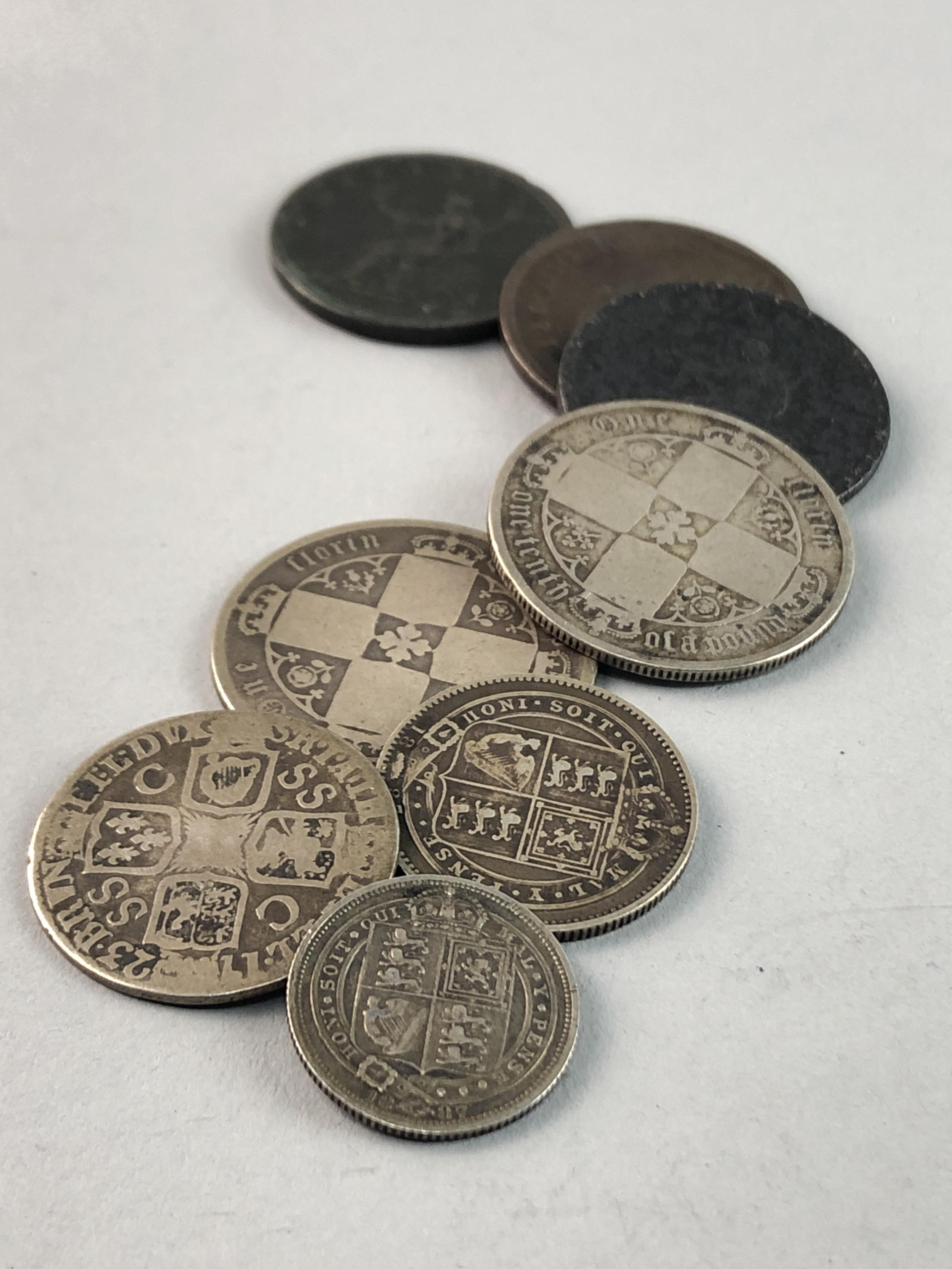 A GROUP OF GB SILVER COINS