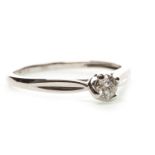 A DIAMOND SOLITAIRE RING