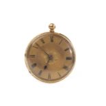 A GOLD POCKET WATCH