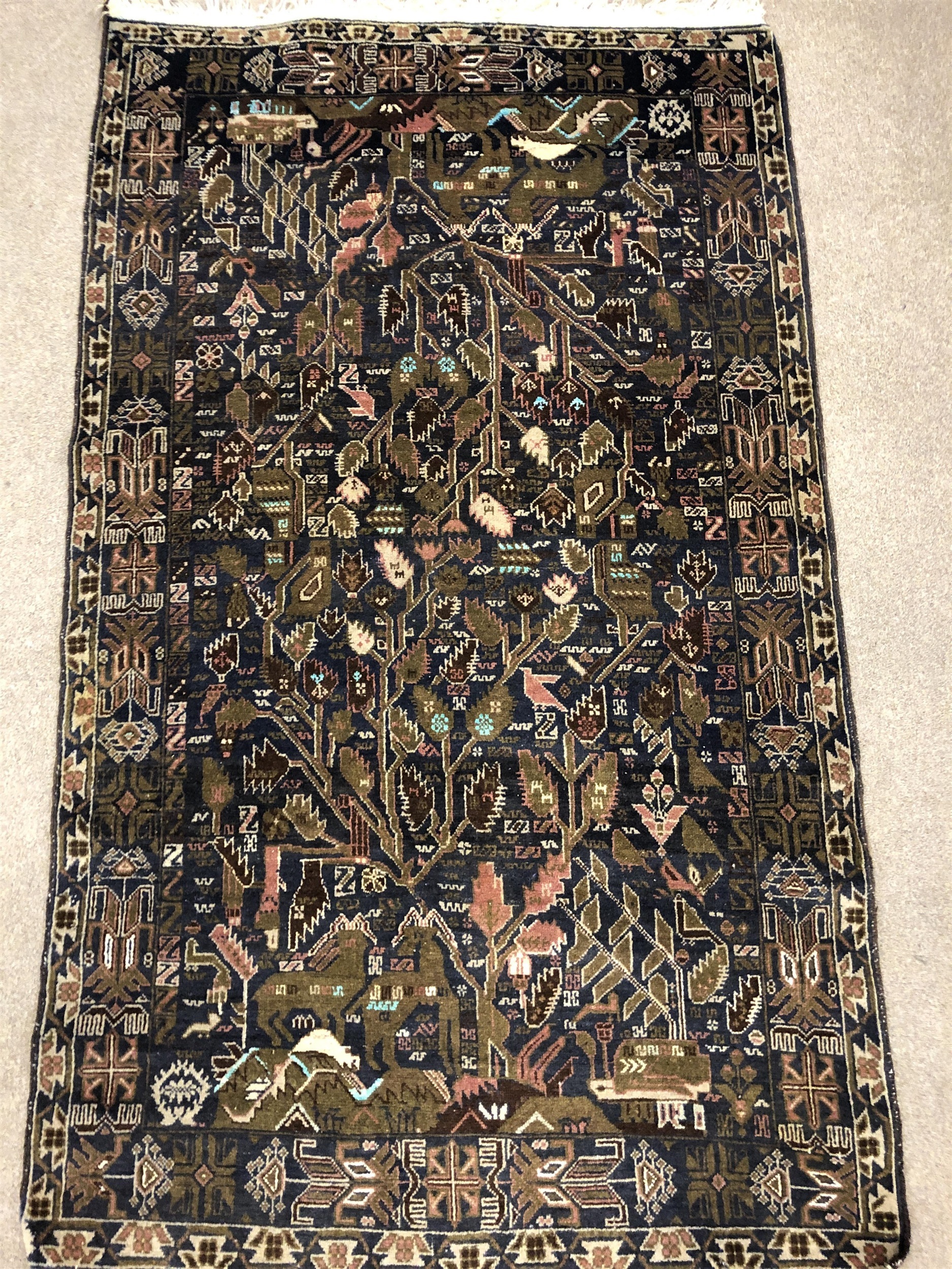 A LOT OF THREE EASTERN RUGS - Image 3 of 3