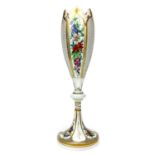 A VICTORIAN BOHEMIAN GLASS VASE