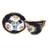 A 19TH CENTURY MEISSEN CUP AND SAUCER