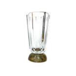 AN ORREFORS GLASS VASE BY VICKE LINDSTRAND