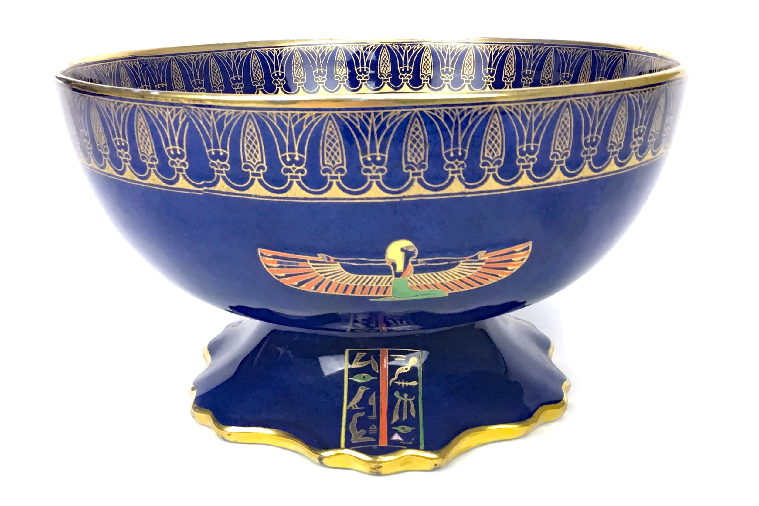 A CARLTON WARE EGYPTIAN PATTERN BOWL