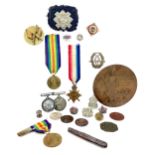 A SET OF WWI CAMPAIGN MEDALS