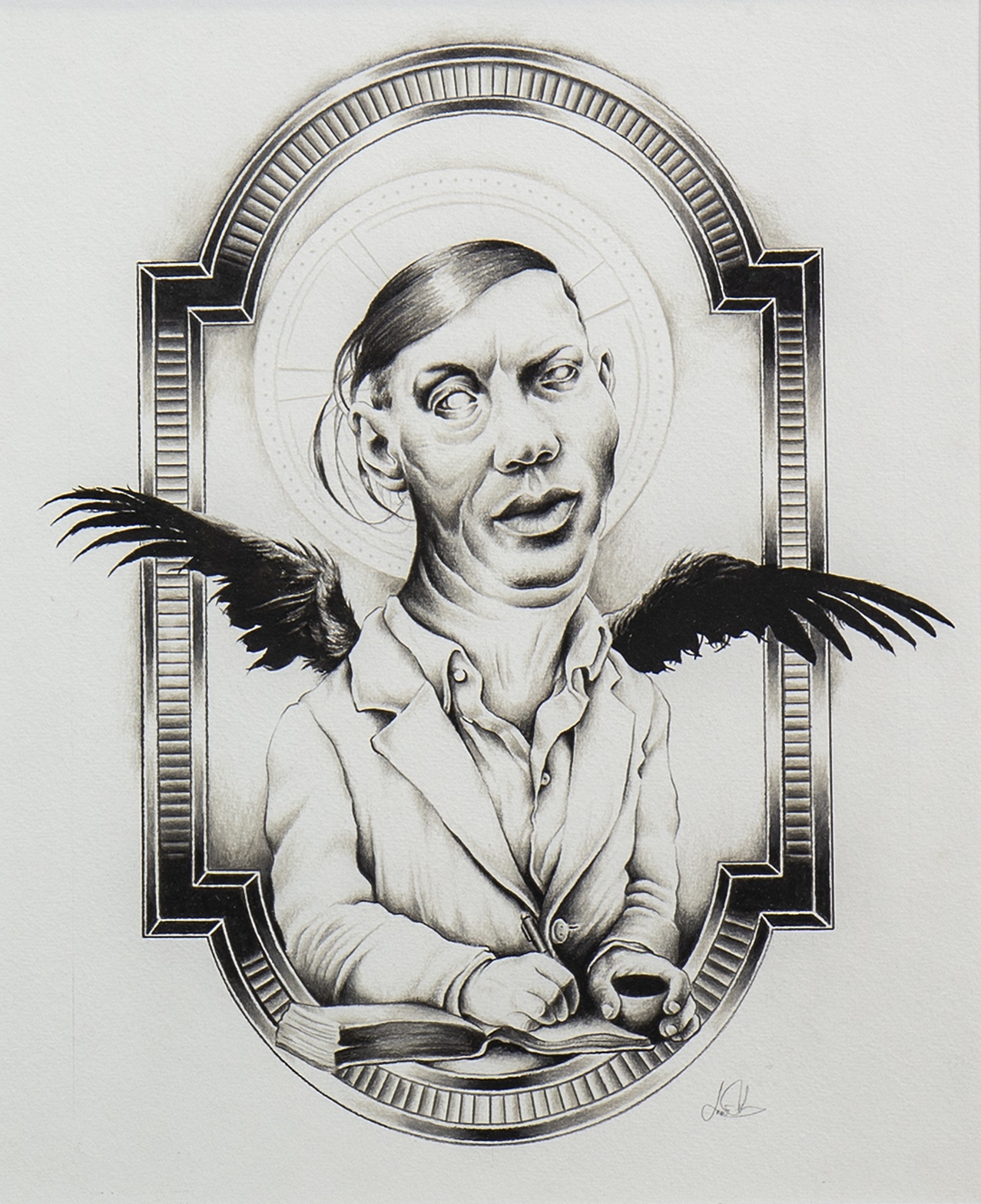 THE GOSPEL, A PENCIL SKETCH BY JIM DICK