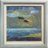 BLACK CLOUDS, GLENDIG, AN OIL BY FRANK DOCHERTY