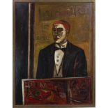 PORTRAIT OF AN ANONYMOUS PAINTER, AN OIL BY STUART MACKENZIE