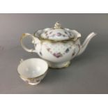 A ROYAL CROWN DERBY ‘ROYAL ANTOINETTE’ PART TEA SERVICE AND ANOTHER PART TEA SERVICE