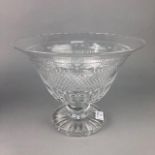A CHRISTOFLE CRYSTAL FOOTED BOWL