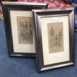 A PAIR OF ENGRAVINGS BY J G MURRAY