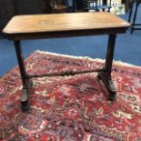 A VICTORIAN MAHOGANY CENTRE TABLE