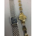 A LOT OF TWO GEM SET WATCHES