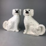 A PAIR OF WALLY DOGS