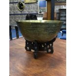 A CHINESE REPUBLIC PERIOD BRASS BOWL