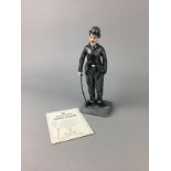 A ROYAL DOULTON FIGURE OF CHARLIE CHAPLIN