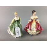 A LOT OF ROYAL DOULTON AND OTHER FIGURES