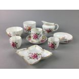 A ROYAL CROWN DERBY BREAKFAST SET AND OTHER CERAMICS