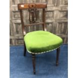 A REGENCY MAHOGANY SIDE CHAIR