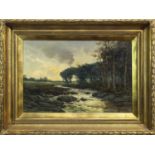 HIGHLAND RIVER SCENE, AN OIL BY JOHN HAMILTON GLASS