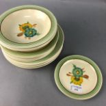 A LOT OF CLARICE CLIFF FOR NEWPORT DINNER WARE