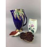 A COLLECTION OF CERAMICS INCLUDING BESWICK AND CARLTON WARE