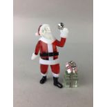 A SWAROVSKI CRYSTAL FIGURE OF FATHER CHRISTMAS