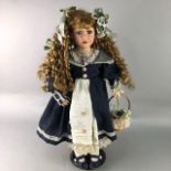 A LOT OF FIFTEEN PORCELAIN DOLLS