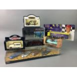 A LOT OF BOXED AND LOOSE MODEL VEHICLES